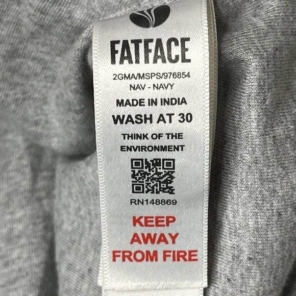 Fat Face Men’s Size XXL Tall Ryton Overshirt Shacket Heavy Outdoor Navy Plaid - Picture 10 of 11